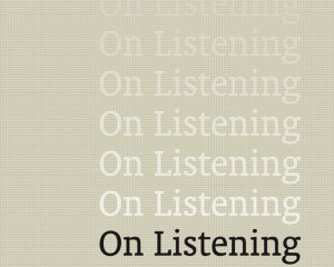 "On Listening" book cover