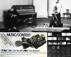 "Music Context" poster from the archive
