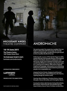 'Andromache' poster