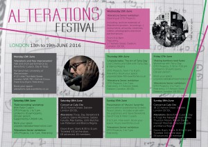 Alterations festival - poster