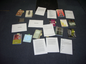 A selection of the books read in the episode