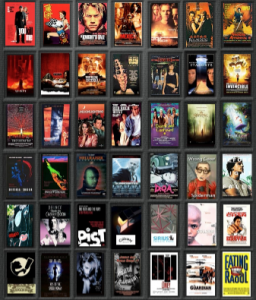 A collage of movie covers